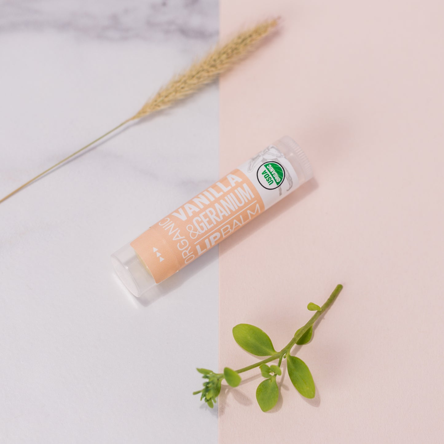 ORGANIC LIP BALM VANILLA & GERANIUM