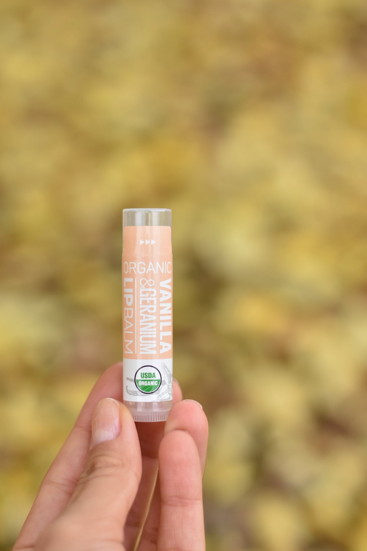 ORGANIC LIP BALM VANILLA & GERANIUM