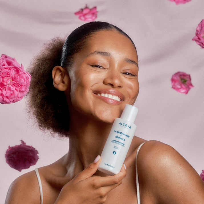 PORE MINIMIZING ROSE WATER TONER (7% NIACINAMIDE + CERAMIDE)