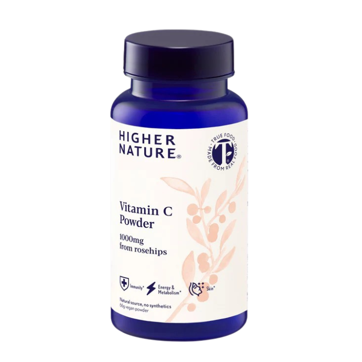 Higher Nature - Vitamin C Powder 1000mg - From Rosehips 66g