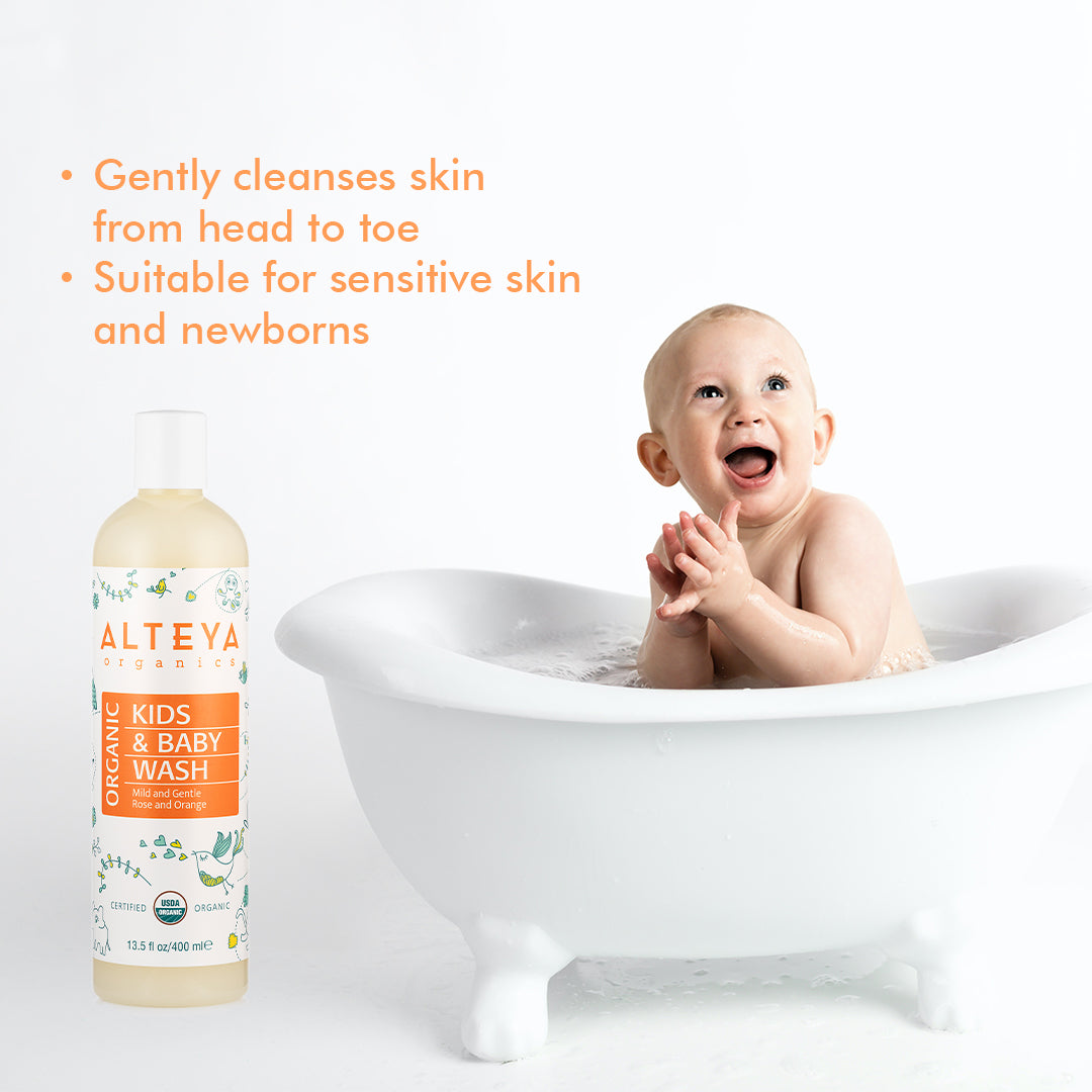 ORGANIC KIDS & BABY WASH 400ml