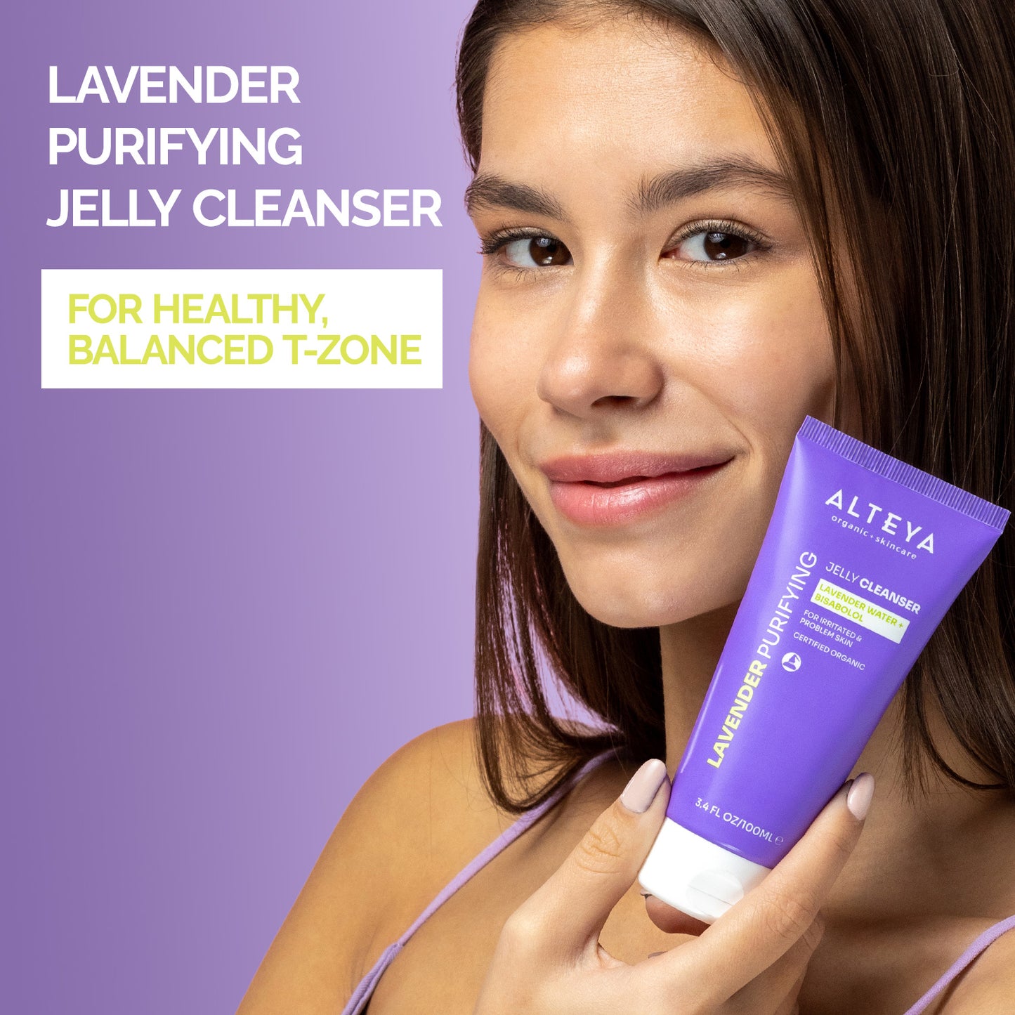 ORGANIC LAVENDER PURIFYING JELLY CLEANSER 100ml