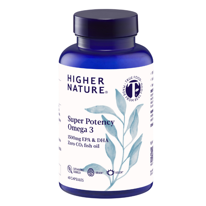 Higher Nature - Super Potency Omega 3 1500mg 60's