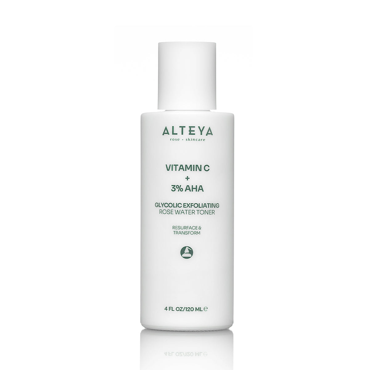 GLYCOLIC EXFOLIATING ROSE WATER TONER (VITAMIN C + 3% AHA)