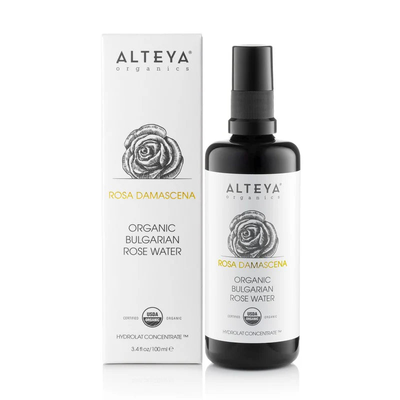 DAMASCENA ROSE WATER VIOLET GLASS SPRAY BOTTLE
