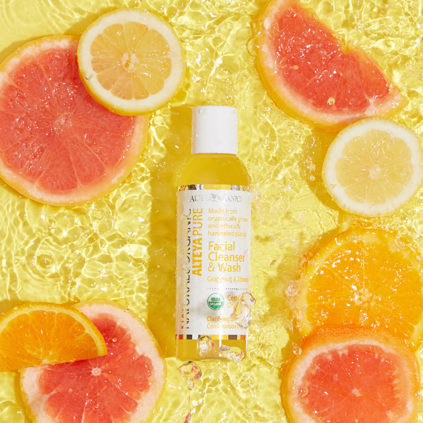 ORGANIC FACIAL CLEANSER & WASH GRAPEFRUIT & ZDRAVETZ 150ml