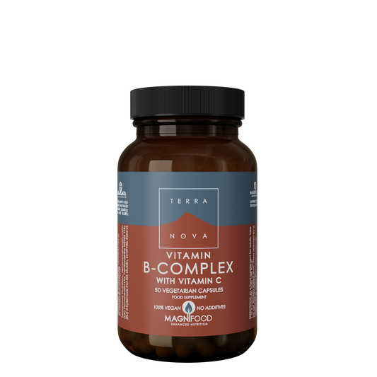 Terranova B-Complex with Vitamin C 50's vegan capsules