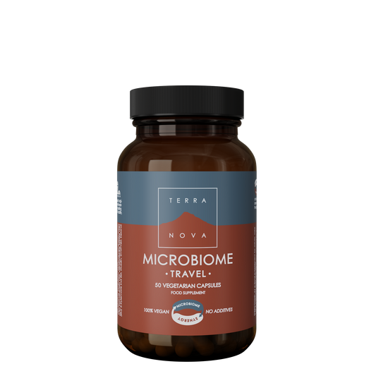Terranova Microbiome Travel 50s vegan capsules

