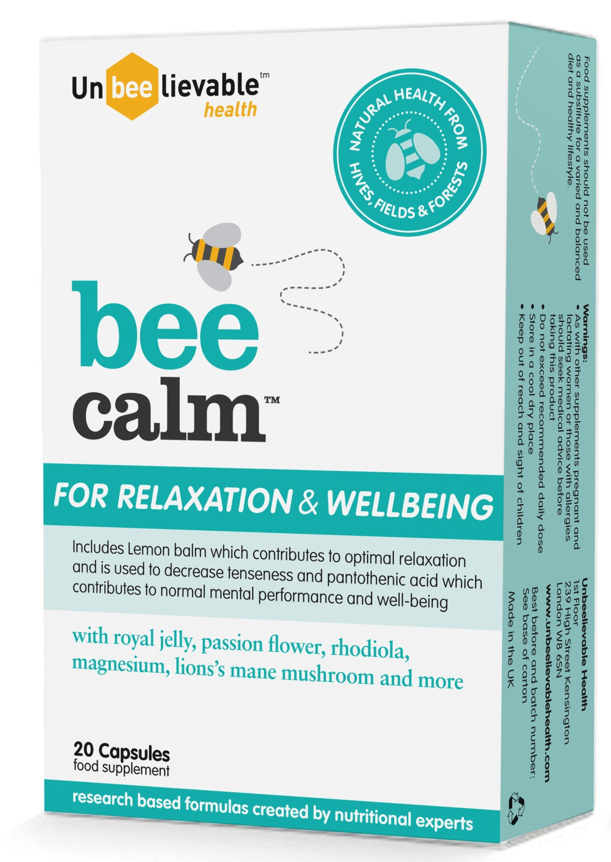 Bee Calm™ for relaxation and wellbeing