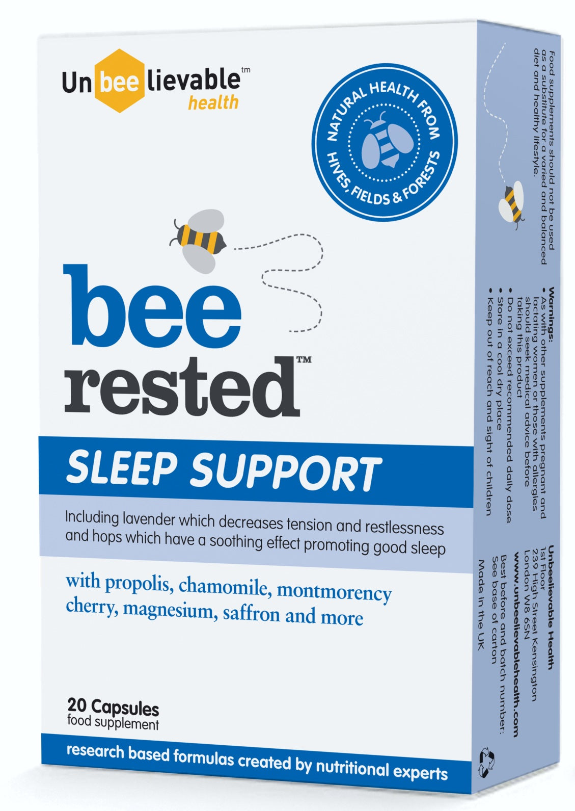 Bee Rested™, Sleep Support