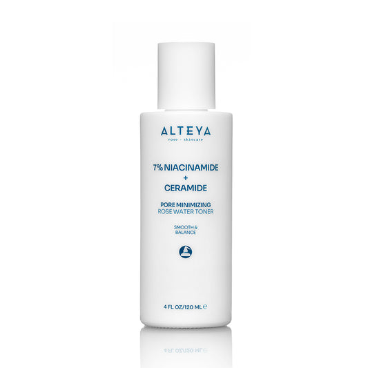 PORE MINIMIZING ROSE WATER TONER (7% NIACINAMIDE + CERAMIDE)