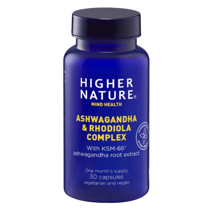 Higher Nature - Ashwagandha & Rhodiola Complex 30's