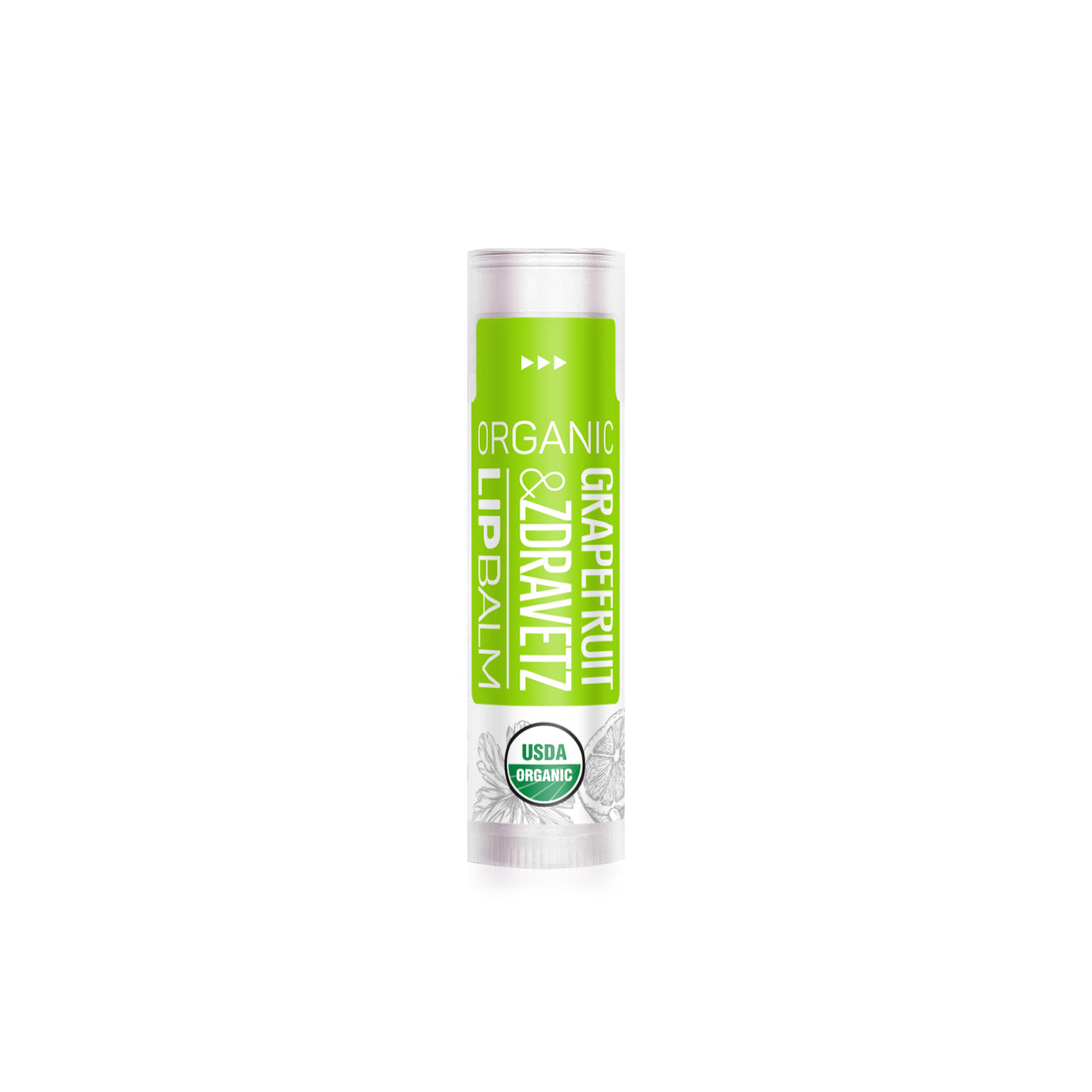 ORGANIC LIP BALM GRAPEFRUIT & ZDRAVETZ