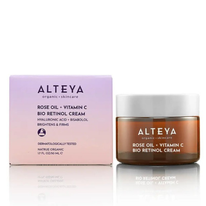 Alteya Organics - ROSE OIL AND VITAMIN C BIO RETINOL CREAM LUMINOUS ROSE