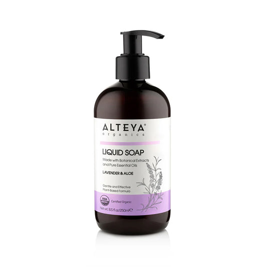 ORGANIC LIQUID SOAP LAVENDER & ALOE 250ml